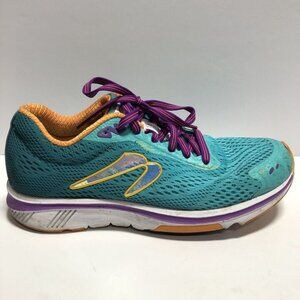 Newton Women’s Gravity 9, Blue/Multi Running Shoes, Size 7 M